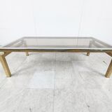 Table basse en laiton par, années 1970