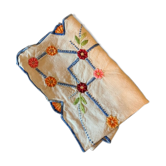 Doily colored embroidery