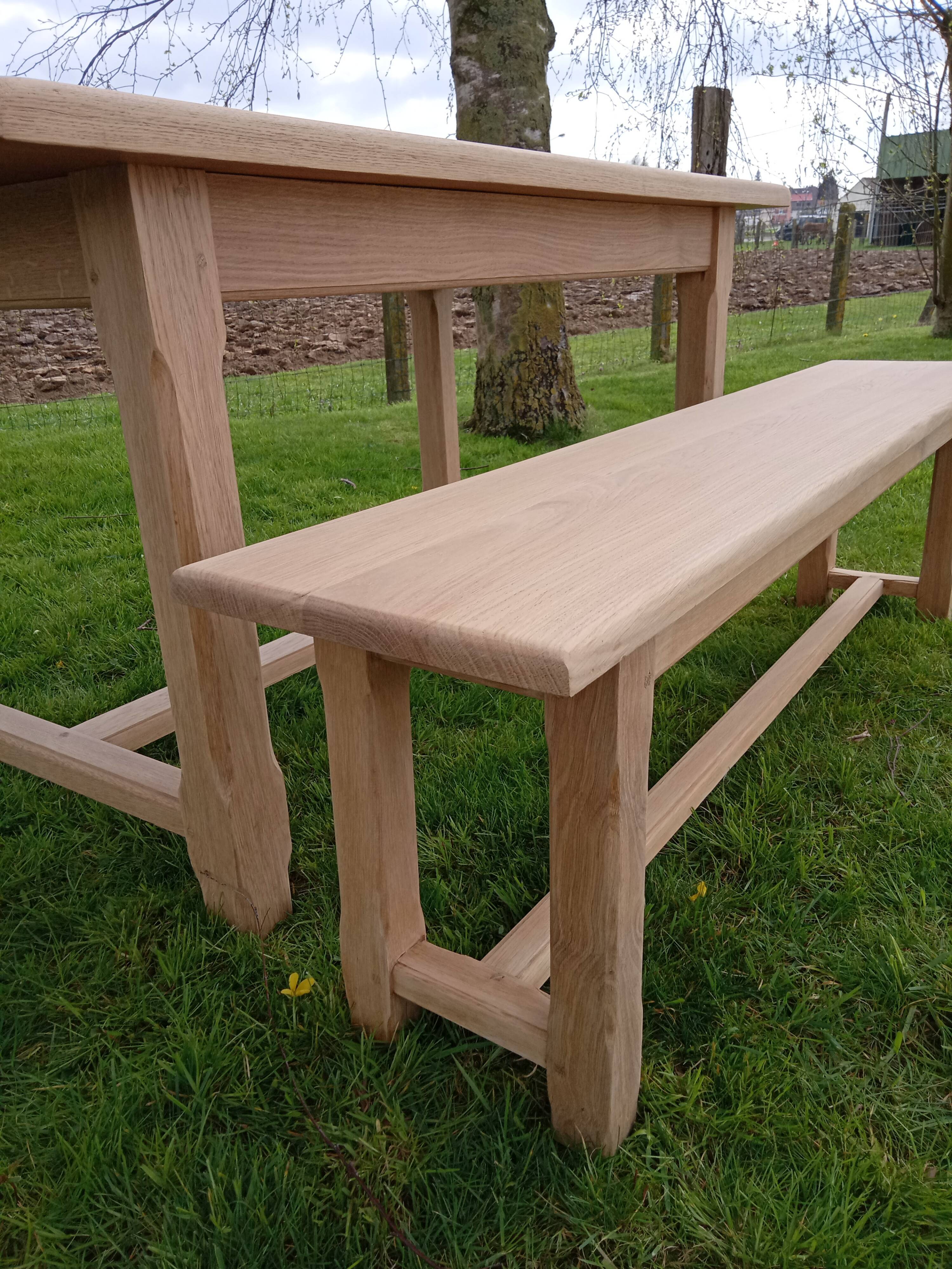 Oak bench