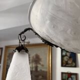 Muller Art Deco glass chandelier