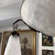 Muller Art Deco glass chandelier
