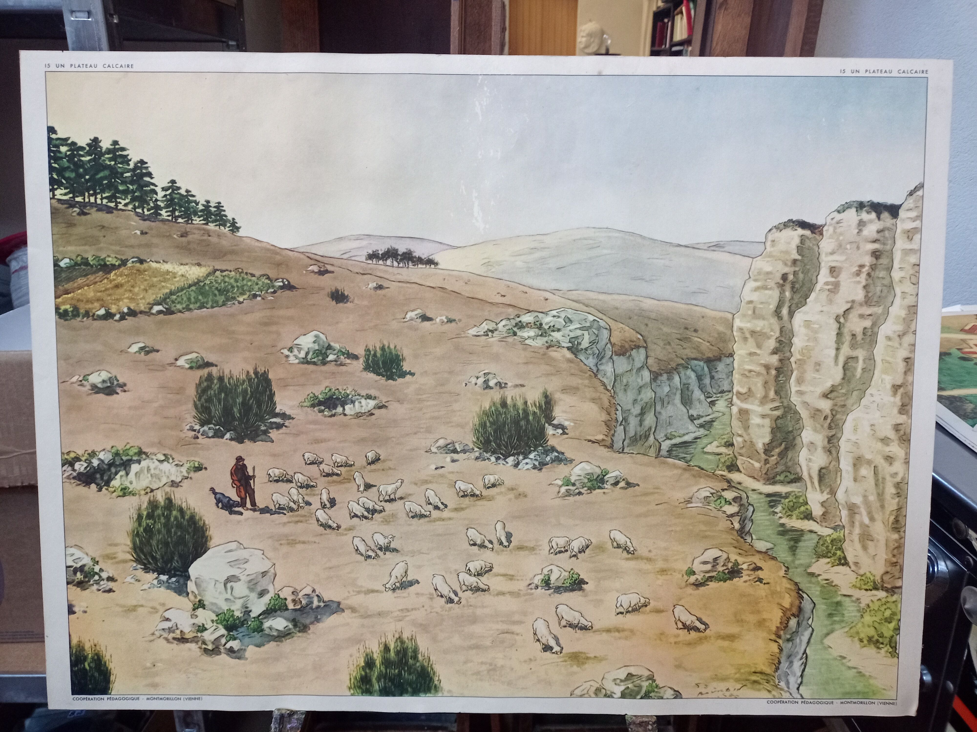 School poster 15 a limestone plateau 16 granite land