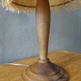 Natural wood lamp