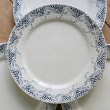 4 dessert plates from Sarreguemines U&C in the Luchon model.