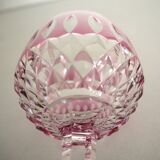 Crystal glass, roemer rose Saint-Louis