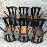 Lot of 12 bistro chairs