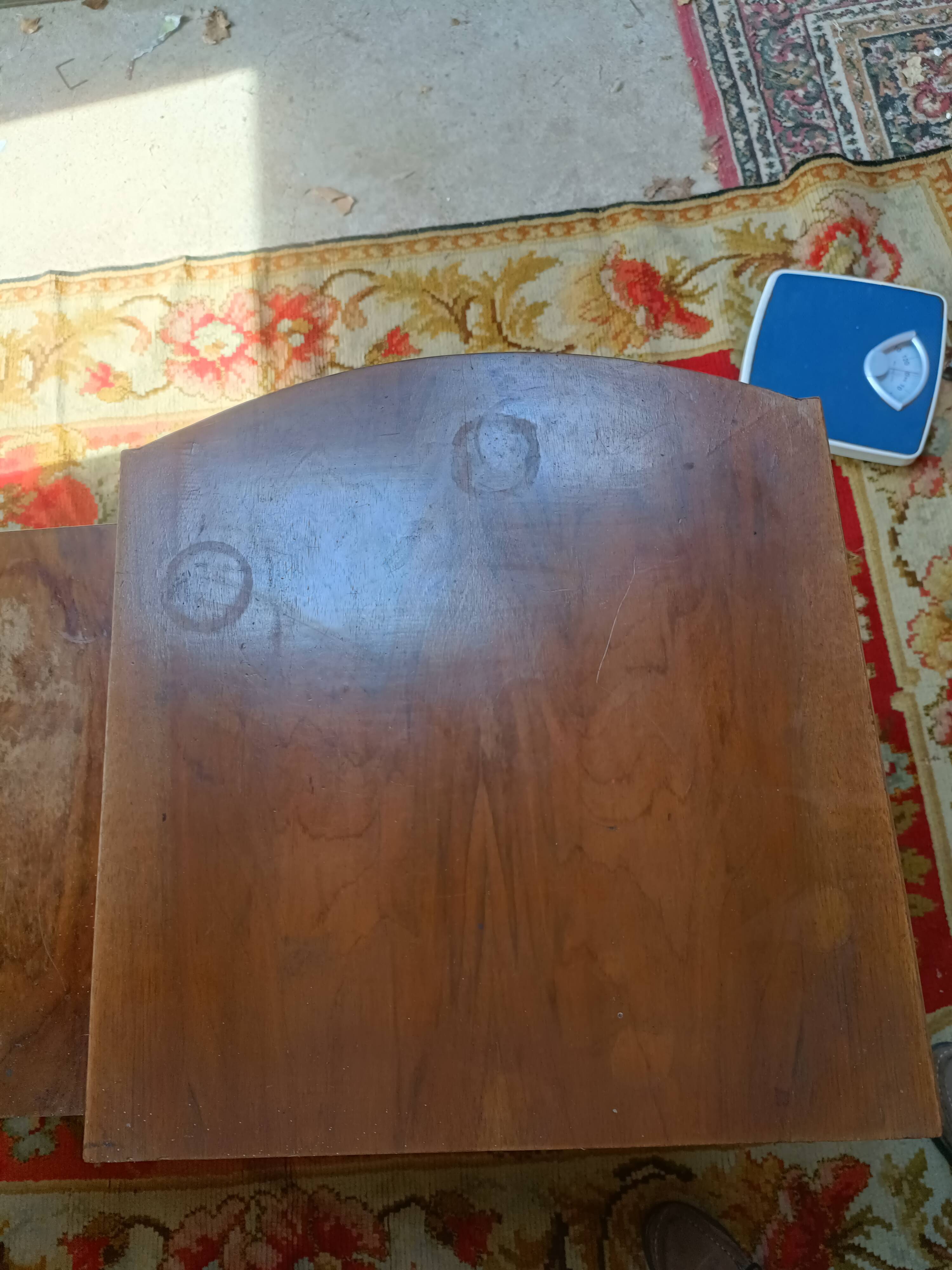 Small art deco sideboard walnut veneer