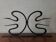 wrought iron candlestick
