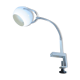 Lampe eye ball agrafée sur un flexible chromé années 70