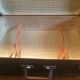 Large cardboard suitcase rigid vintage