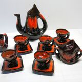 Vallauris coffee service from the 70s in very good condition