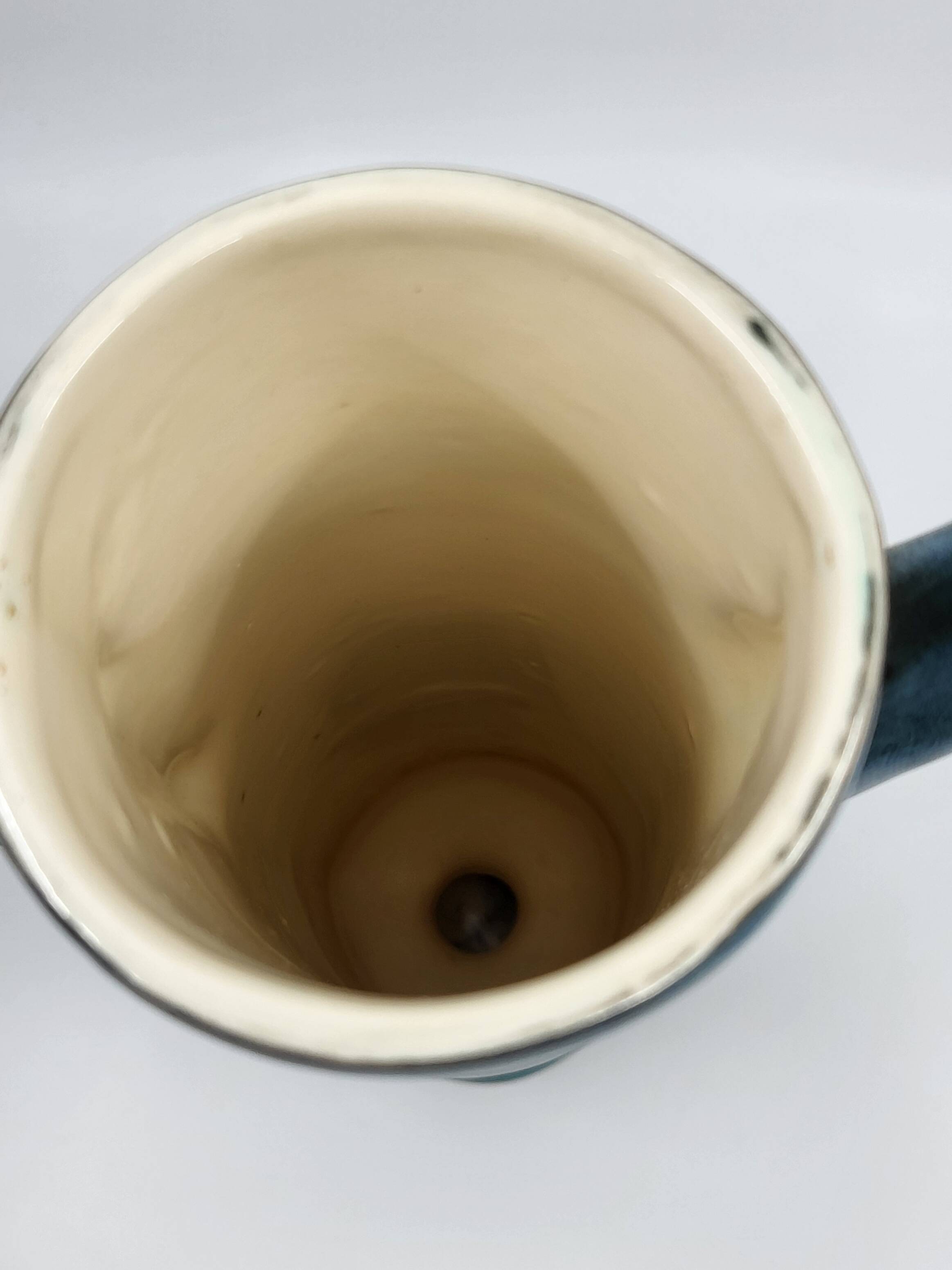 Vintage ceramic Jean De Lespinasse Whiskey bottle