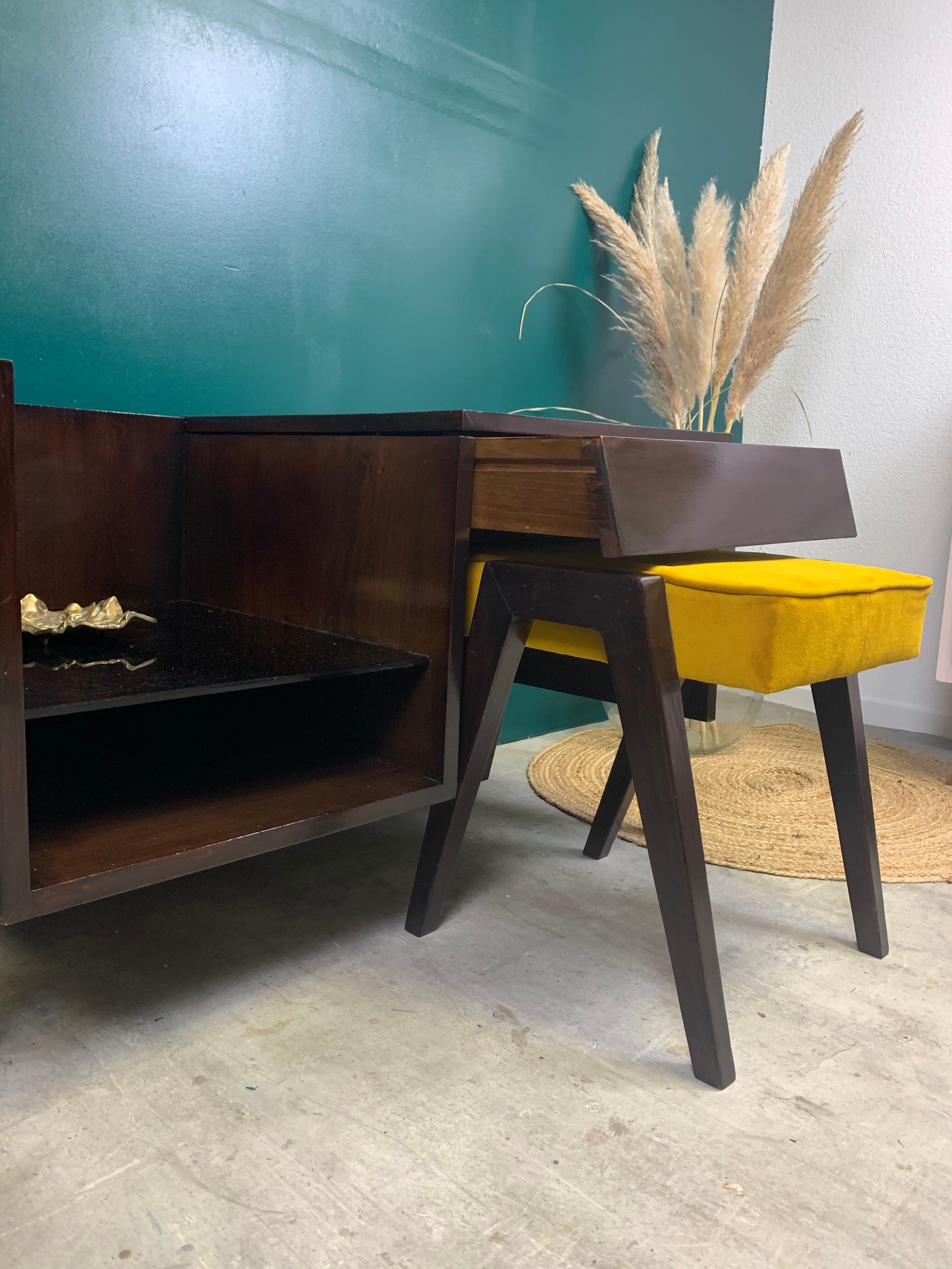 Vintage dressing table with her seat