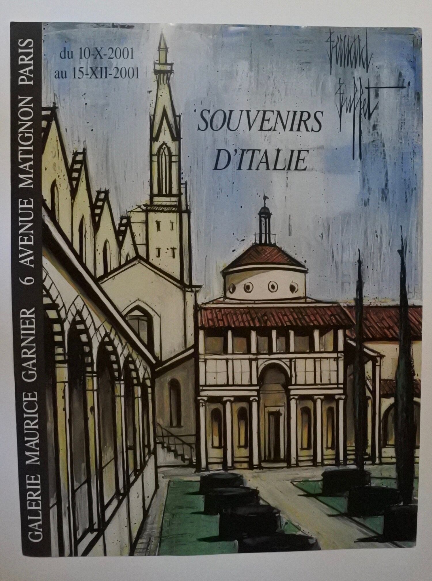 Bernard Buffet exhibition poster "Souvenirs of Italy"