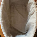 Wicker laundry basket