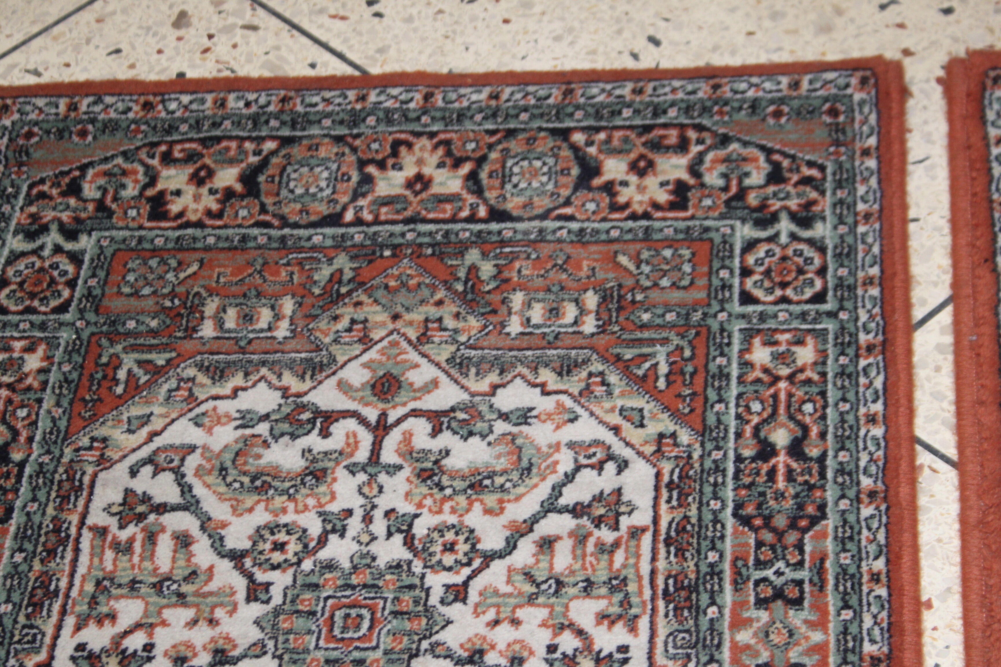 Pair Turkish carpets 120x60cm