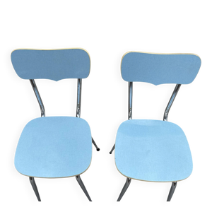 Paire de chaises en formica