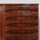 Belgian Mid-Century rosewood highboard 1960