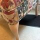 Patchwork wingback chair