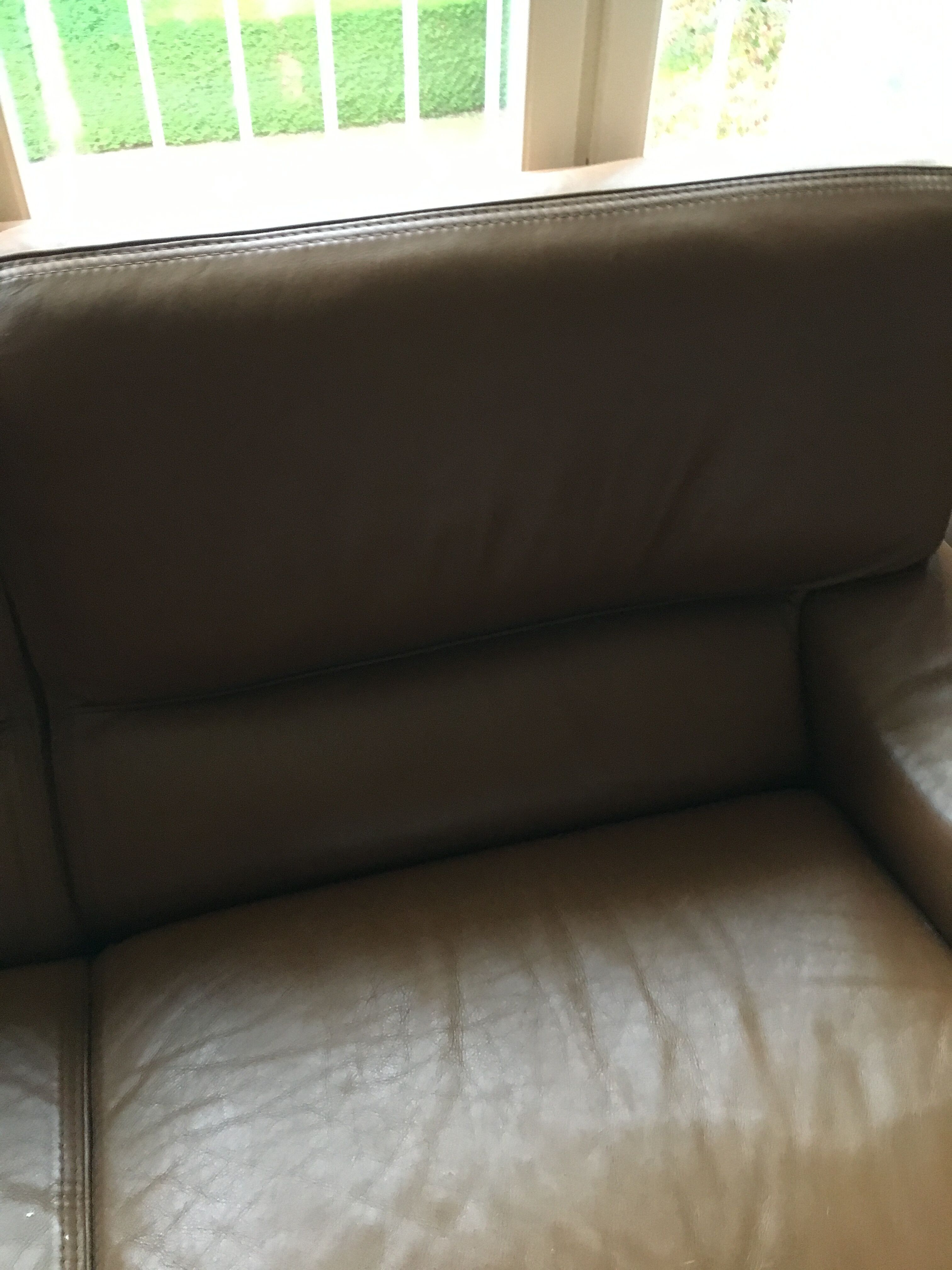 Leather sofa