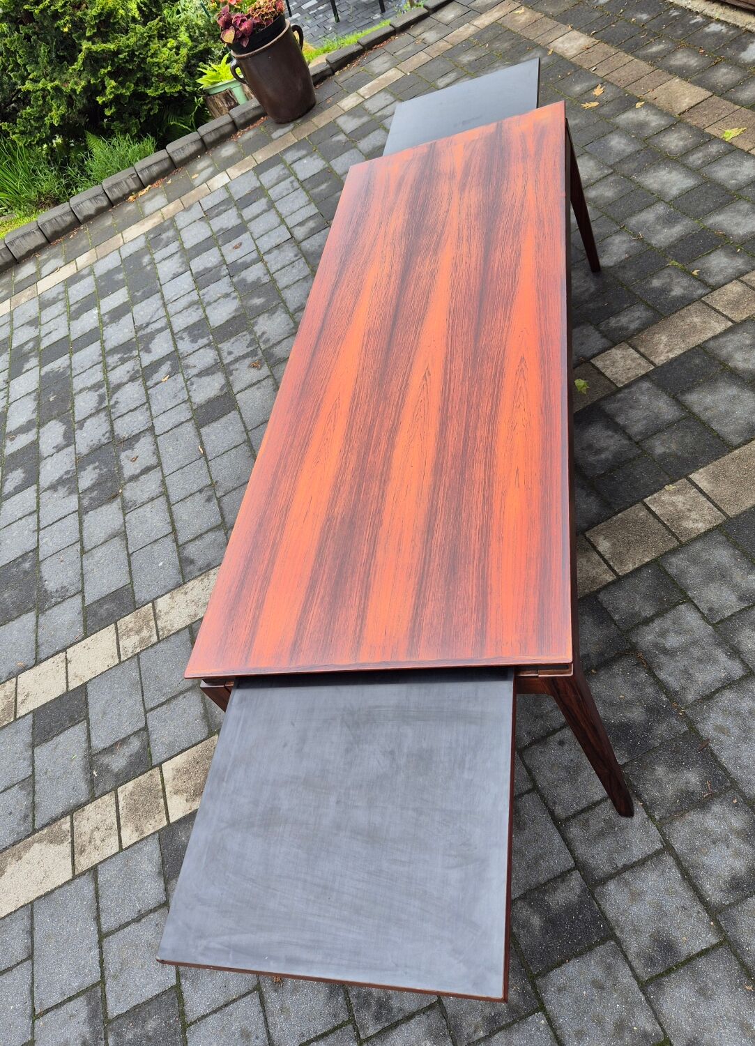 Extendable coffee table in rosewood, Danish vintage 1960s