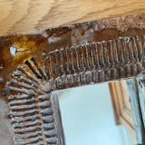 Ceramic mirror Barbara Delfosse La Borne