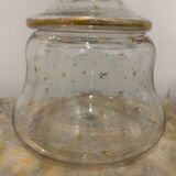 Decanter and crystal candy box, early twentieth century