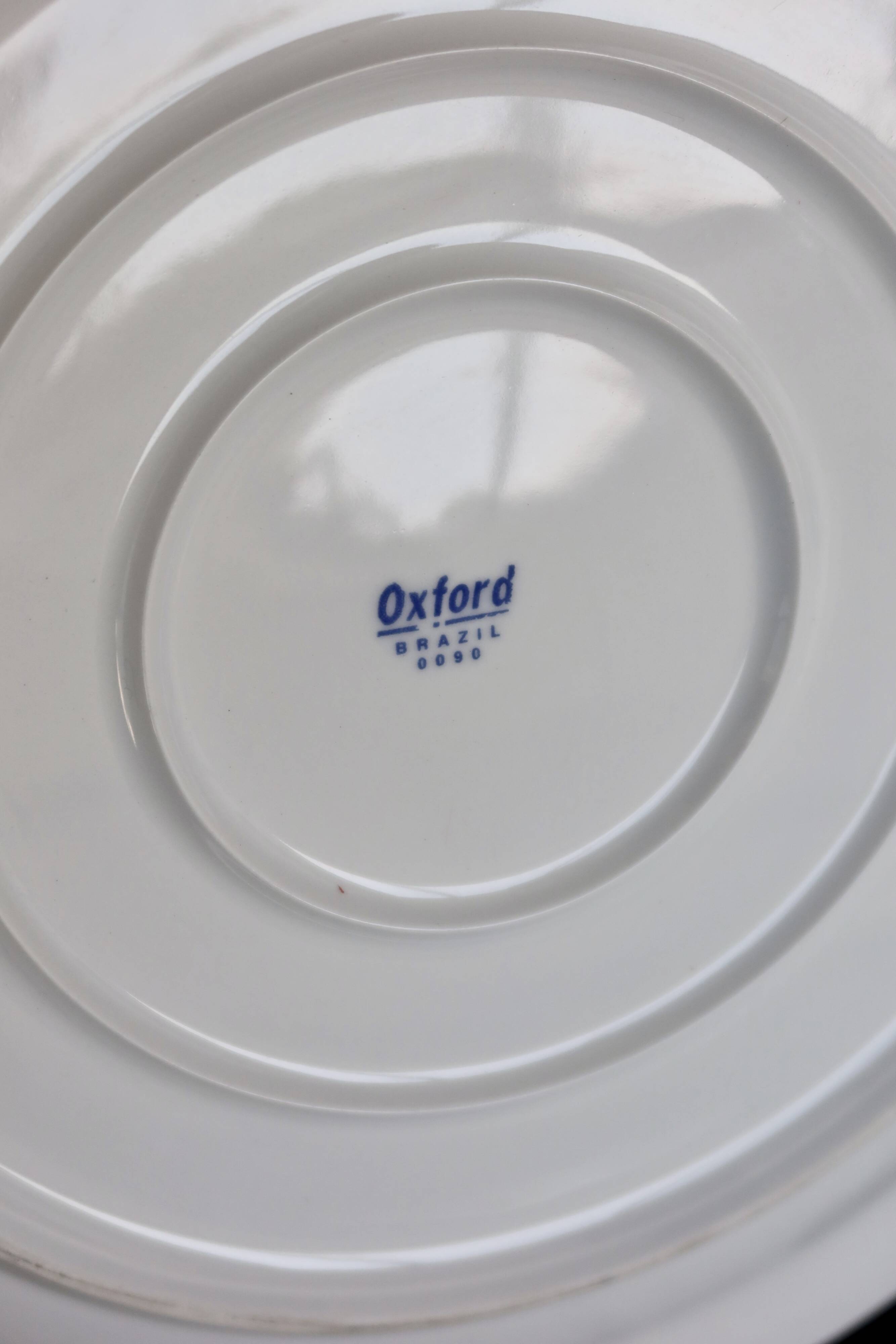 Vintage round serving dish - Oxford Brazil