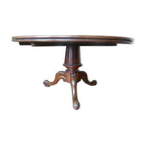 Table ronde pied central