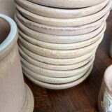 12-cup service with saucers and a pourer - Vieux grès de la Tour
