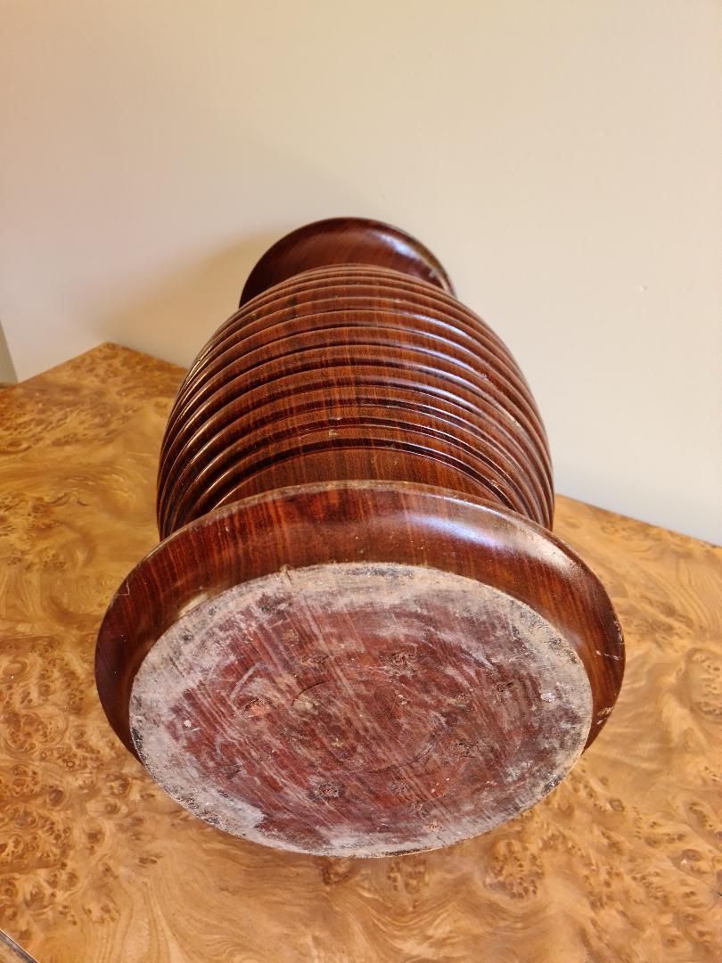 Mahogany walking rod holder