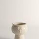 Scandinavian Modern White Porcelaine Face Vase by  Ancher Iversen, aida, Denmark