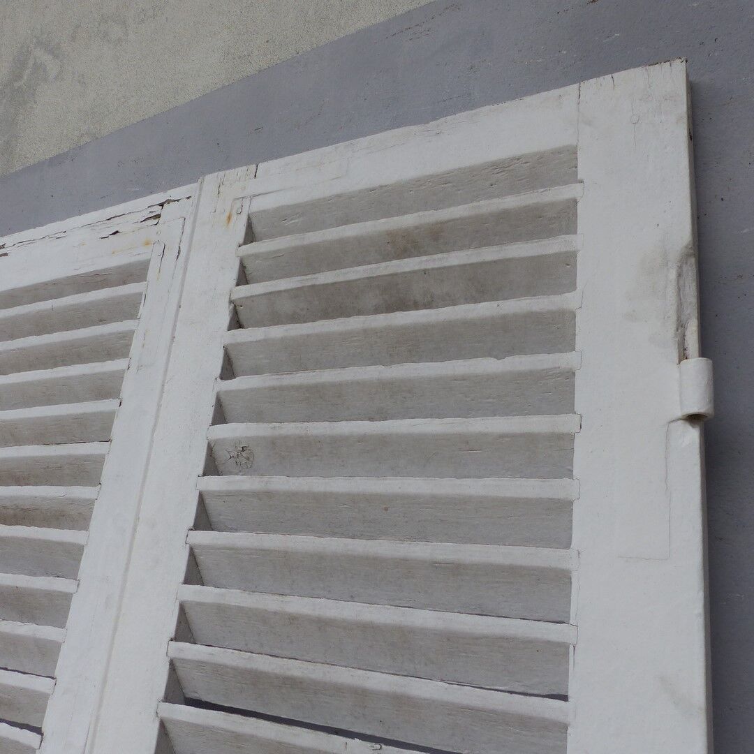 Old wooden shutters 2 leafs