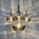 Mid-century design Murano glass cascade hanging lamp, 1970s, Italy