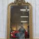 Miroir Louis XV fin XIXème en bois doré