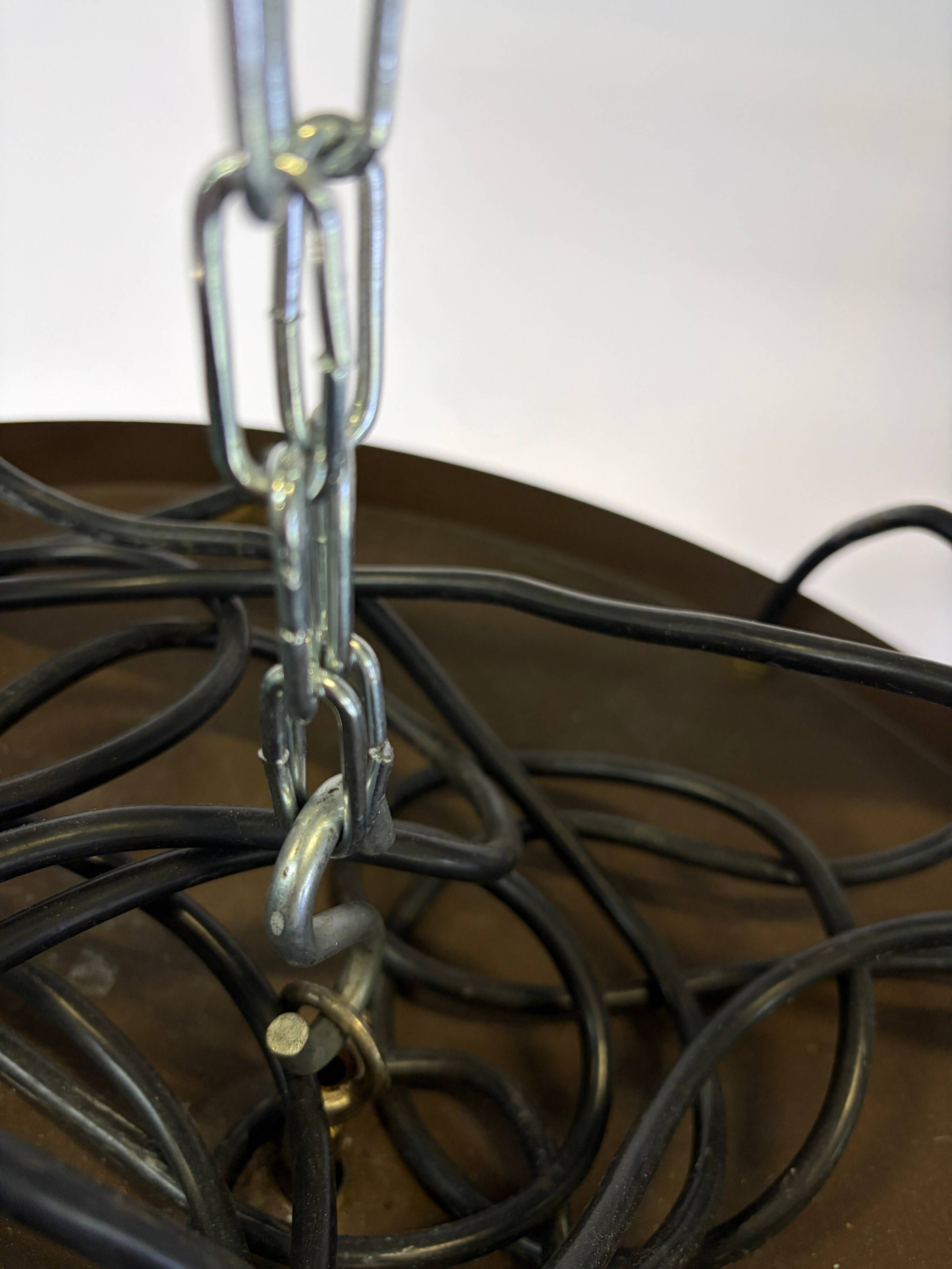 Brutalist stalactite chandelier by Nanny Still for Massive Belgium, 1960s