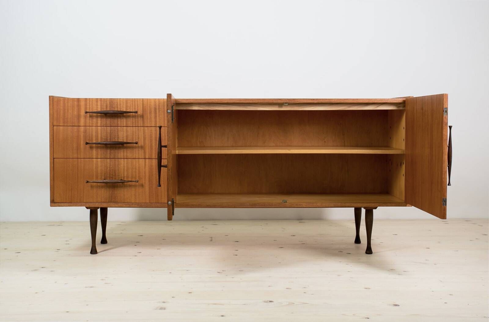 Marian Grabiński sideboard for Jarocin furniture factory, mid-century modern elegance, 1950s