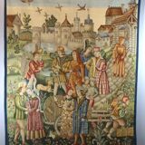 Tapestry "The Medieval City" Aubusson