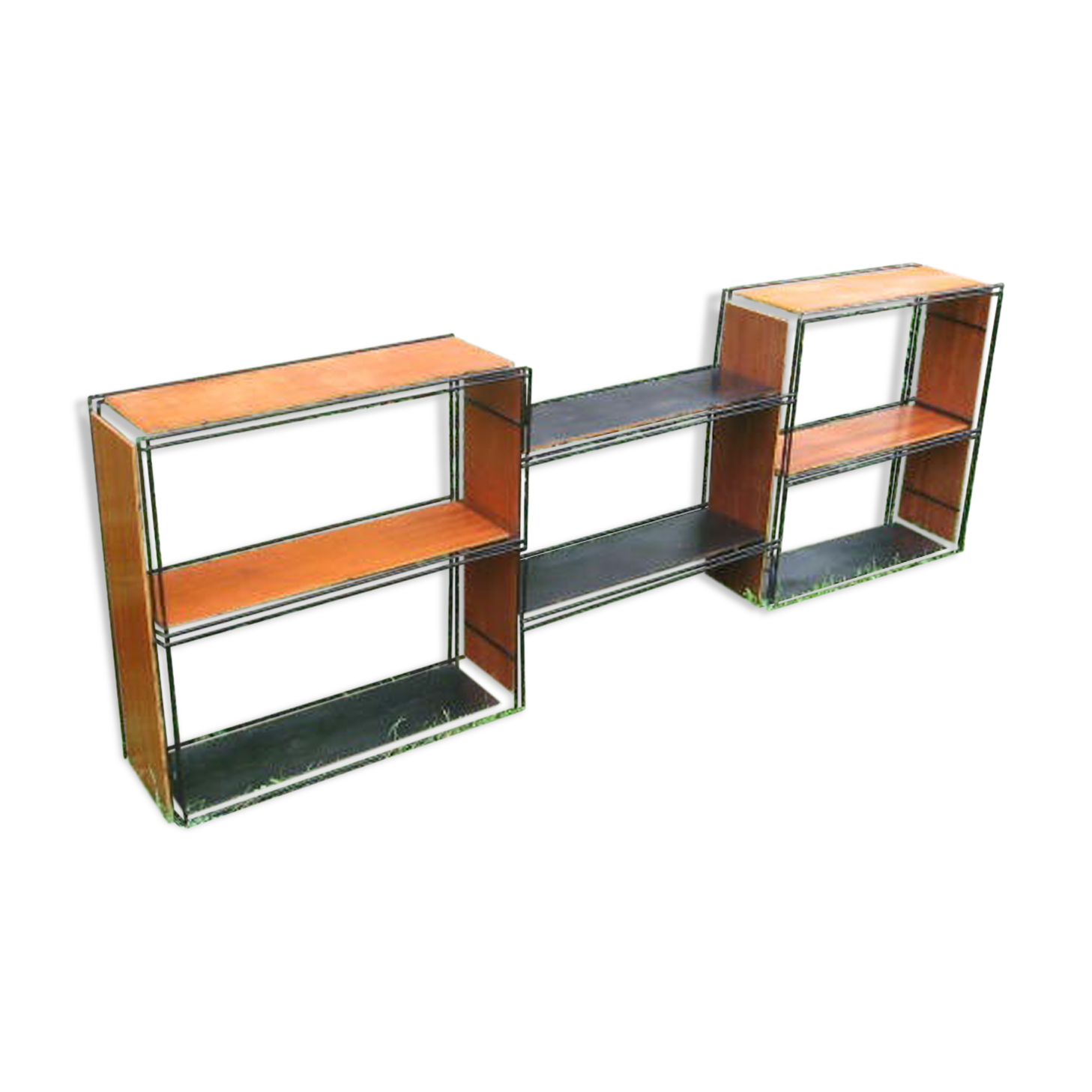 Vintage "multistrux" modular shelf