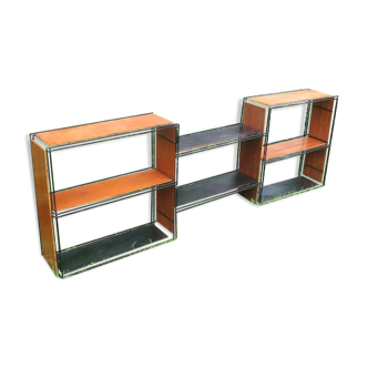 Vintage "multistrux" modular shelf