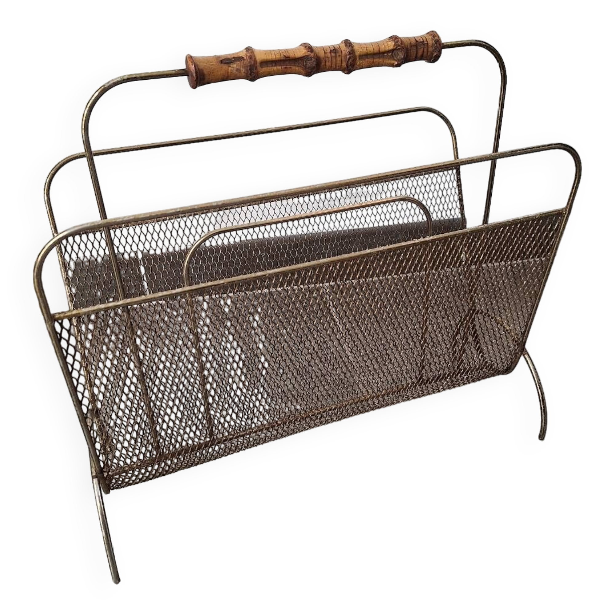Metal magazine rack 1960