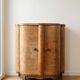 Pair of Art Deco bedside tables in walnut