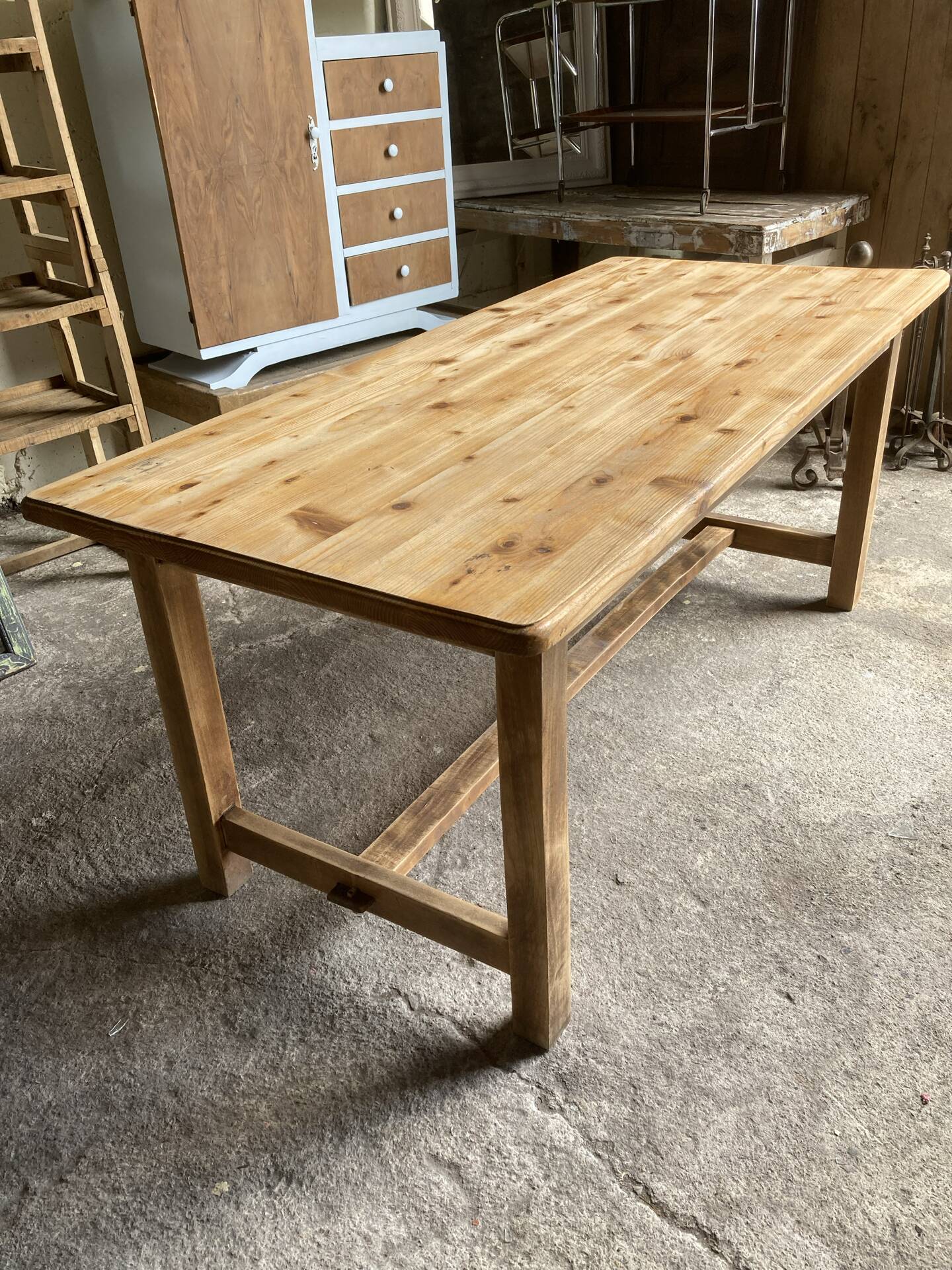 Table de ferme plateau brut 4-6 repas