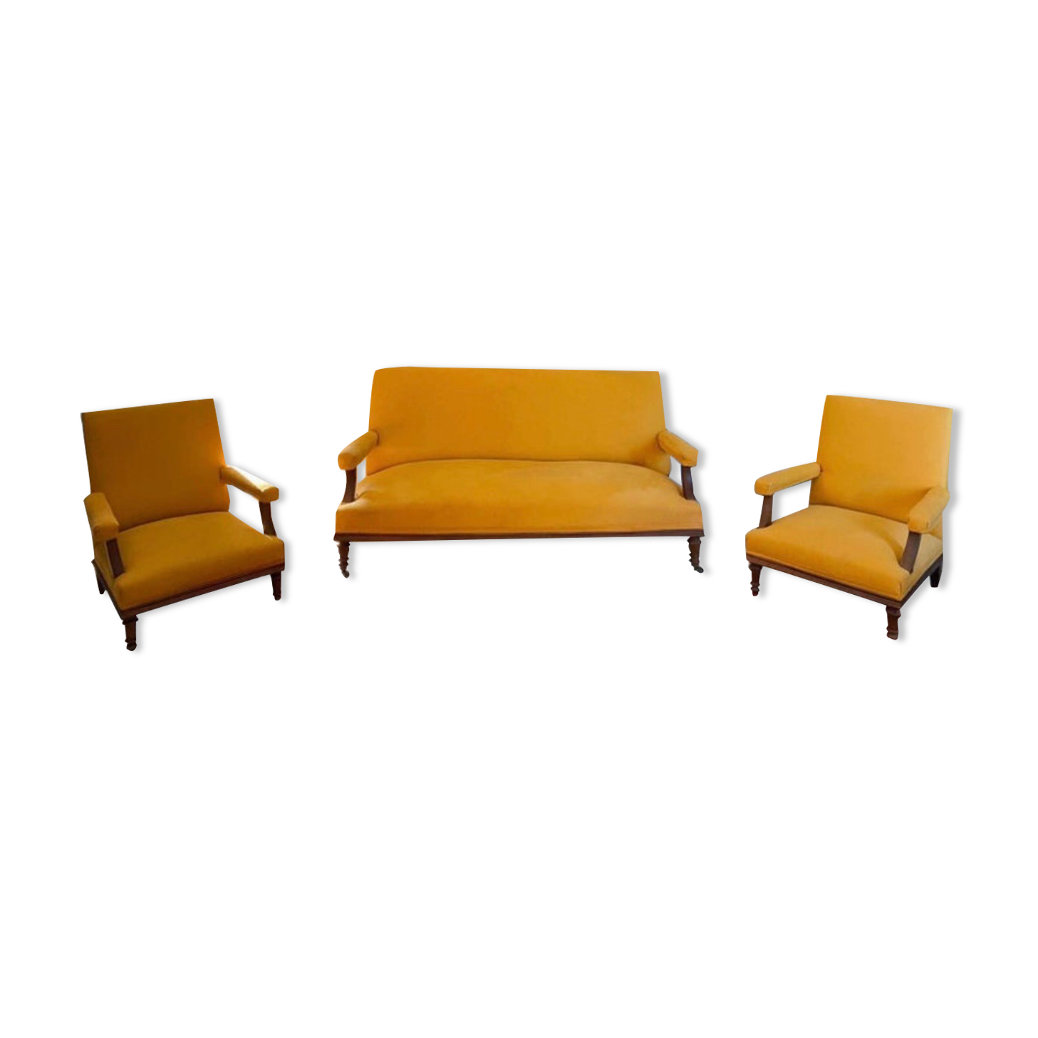 Indo-British colonial style Salon ensemble, circa 1900