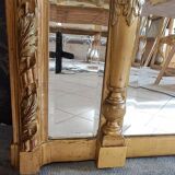 19th century mirror with glazing beads 195 x 116/126