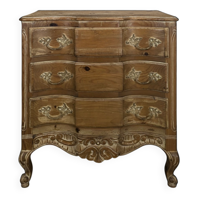Commode de style Directoire en pin césuré