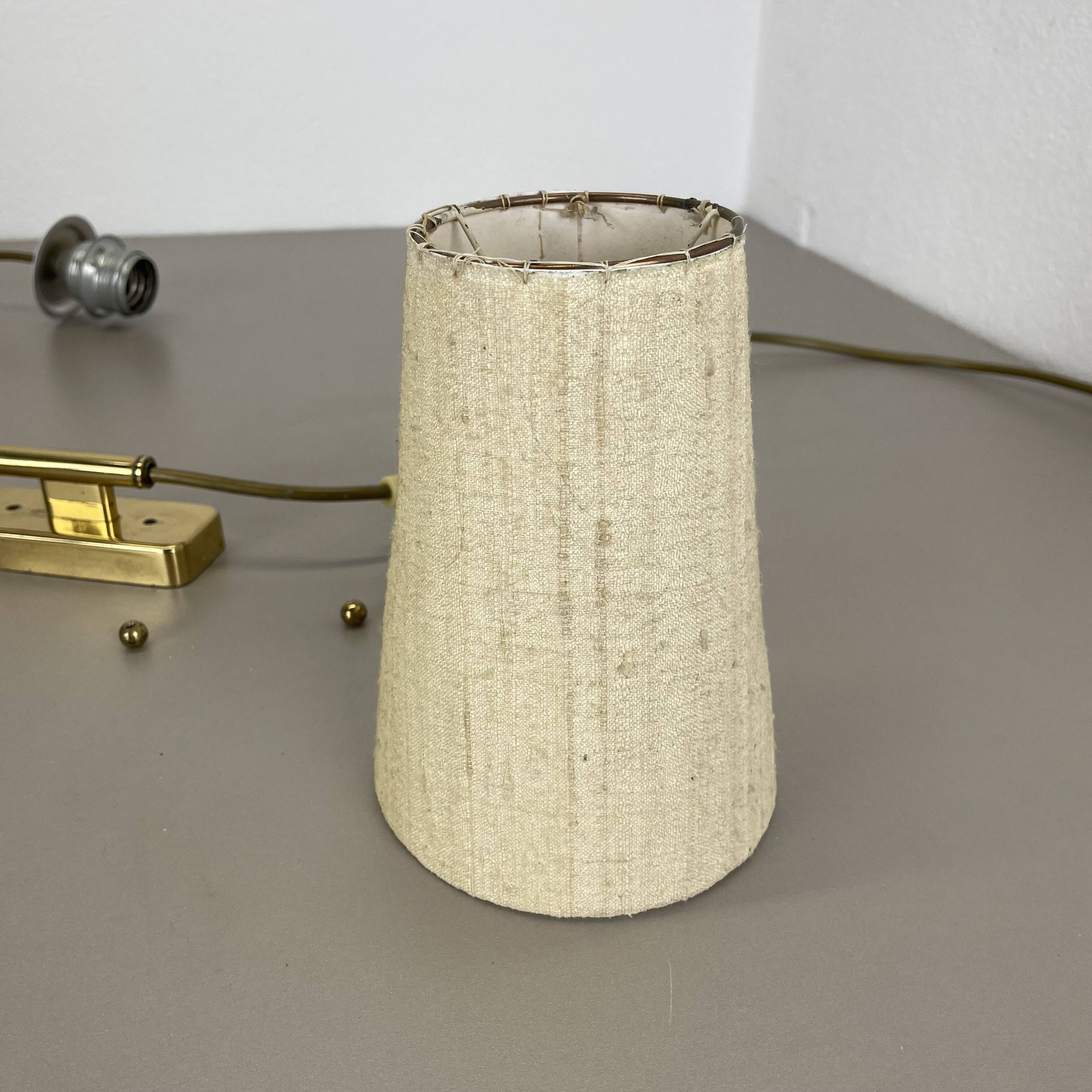 Minimalist Adjustable Swing Arm counterweight Brass Wall Light, Germany 1950