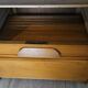 Gradiam oak curtained filing cabinet