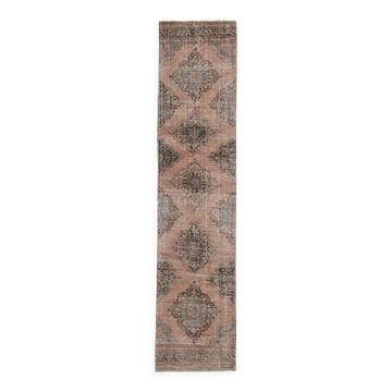 Tapis de couloir oriental persan vintage 3x12, 86x379 cm SK 4966
