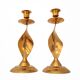 candlestick set brass copper